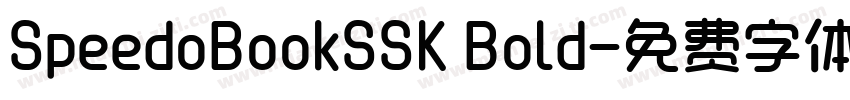SpeedoBookSSK Bold字体转换